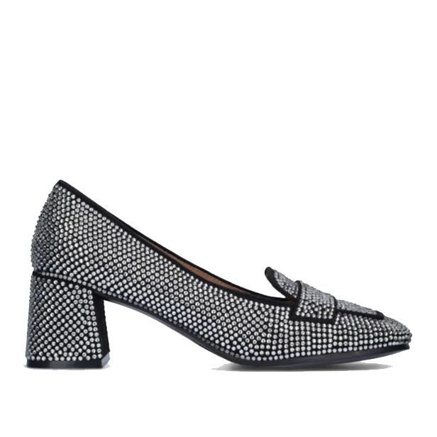 Bibi Lou Lyon pump, Silver