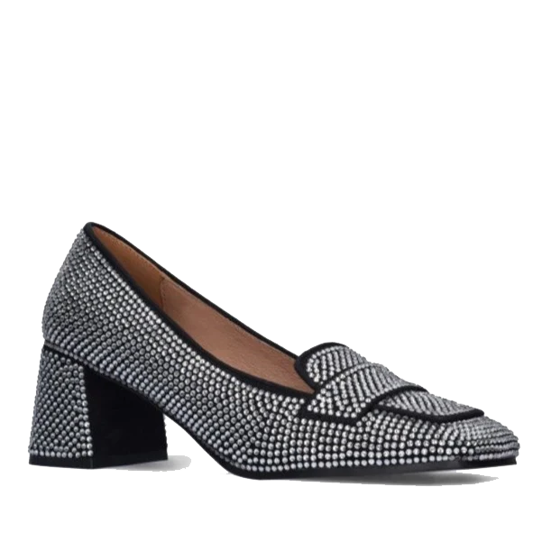 Bibi Lou Lyon pump, Silver