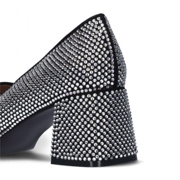 Bibi Lou Lyon pump, Silver