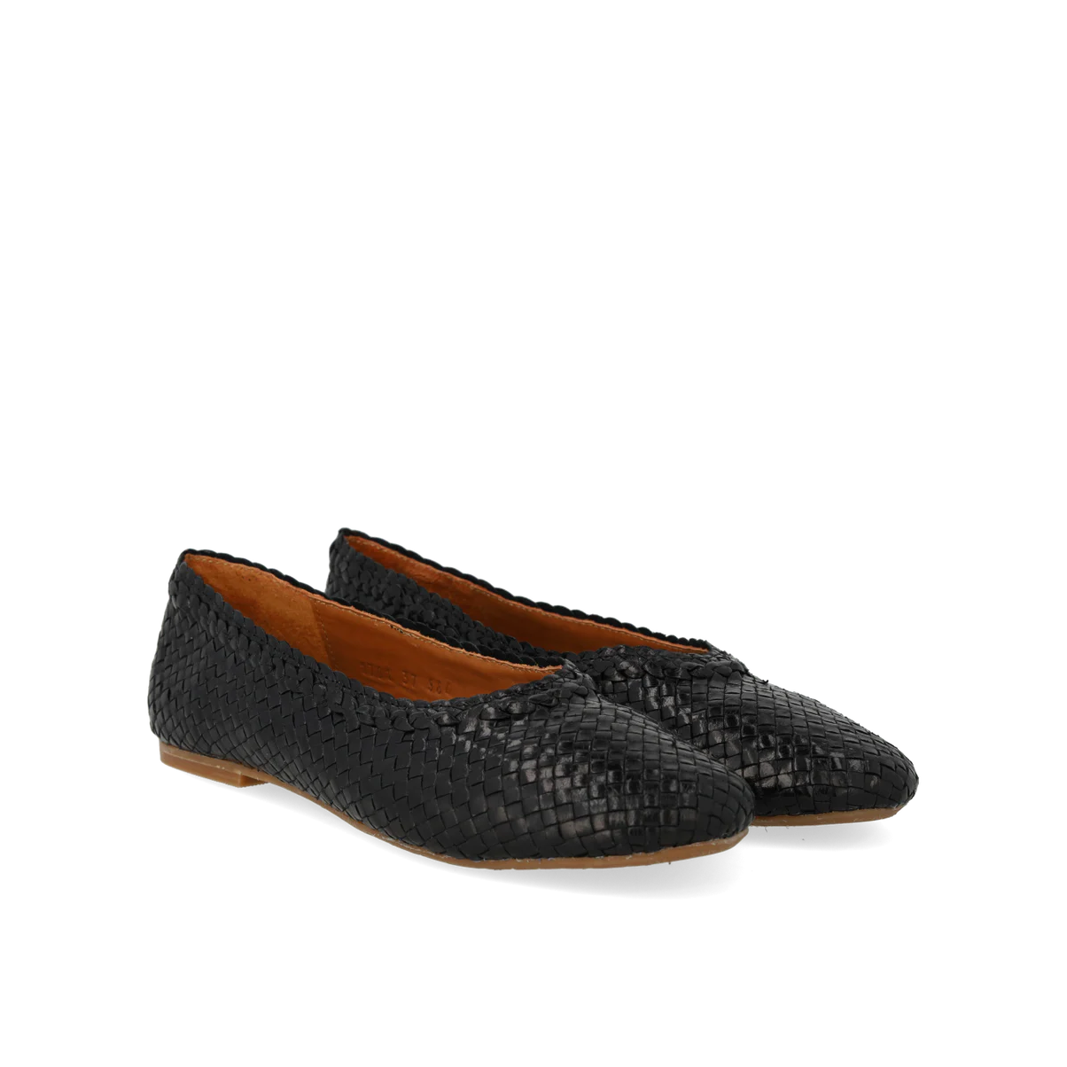 Angulus 1701-101-2072 Håndflettet Ballerina, Black