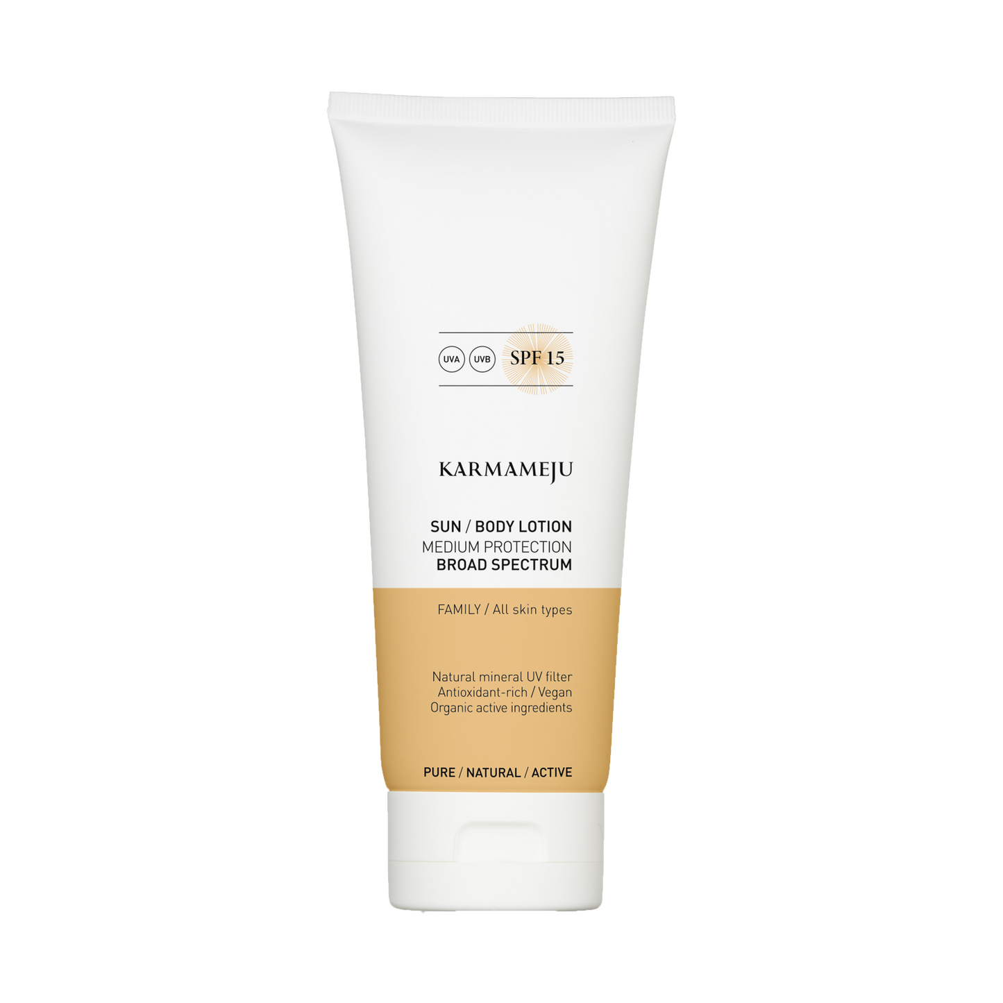 Karmameju Solcreme SPF 15, 200ml