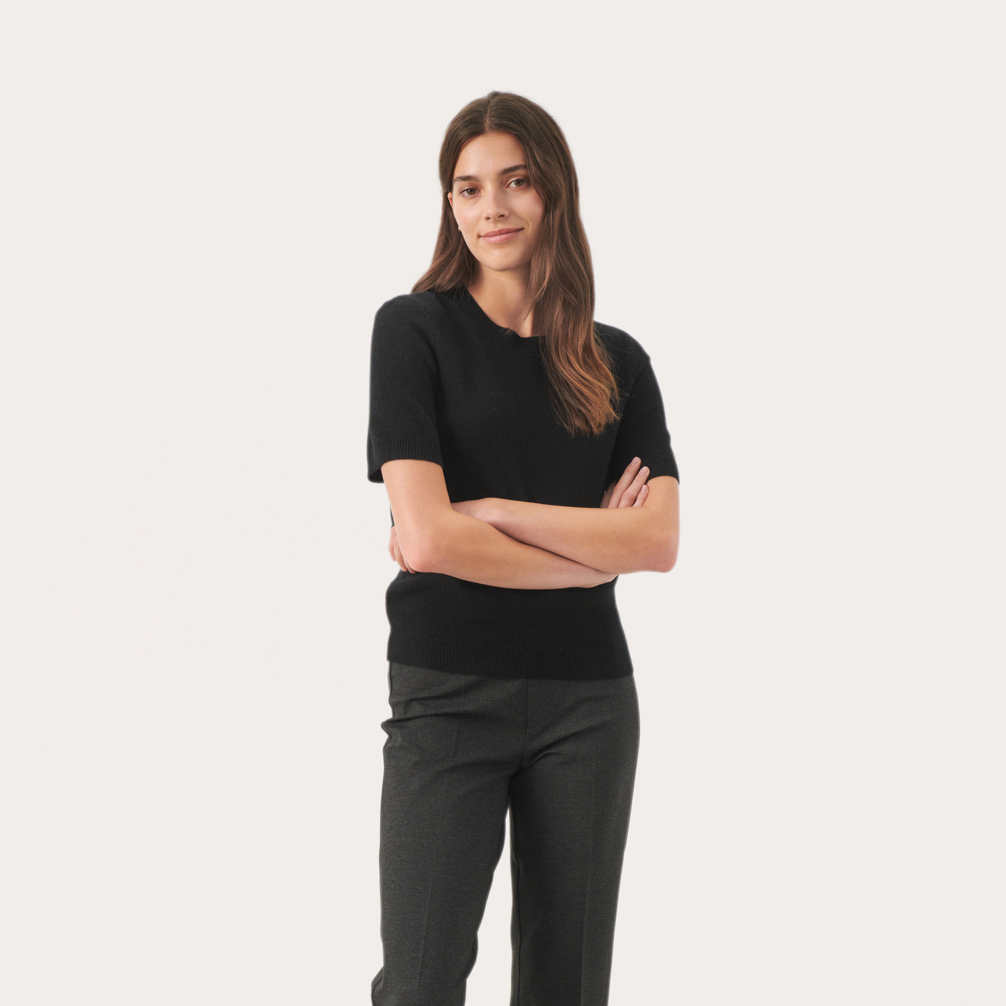 Part Two Everlotta Kashmir Pullover, Black