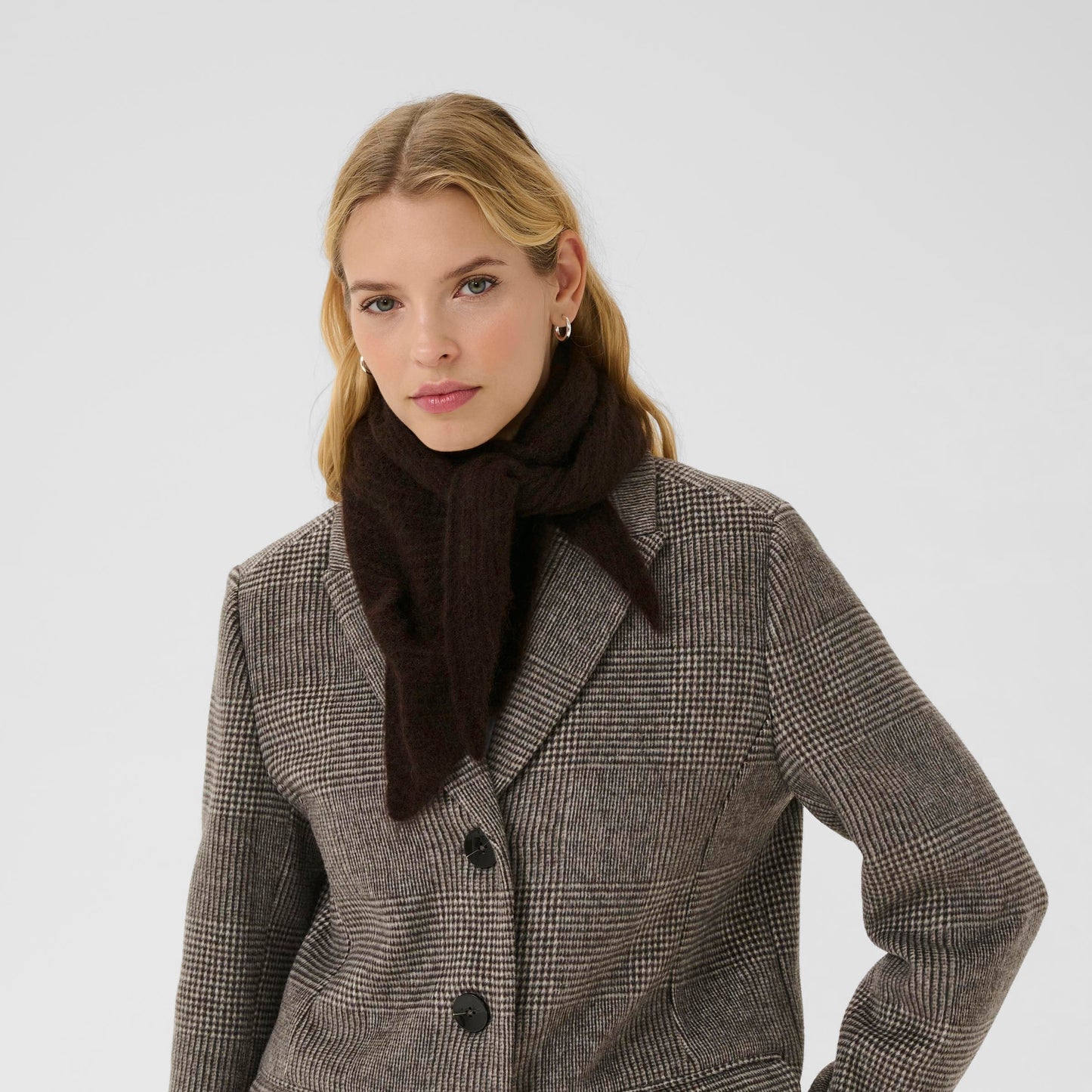 Part Two Sizze Scarf 30310083, Ganache Melange