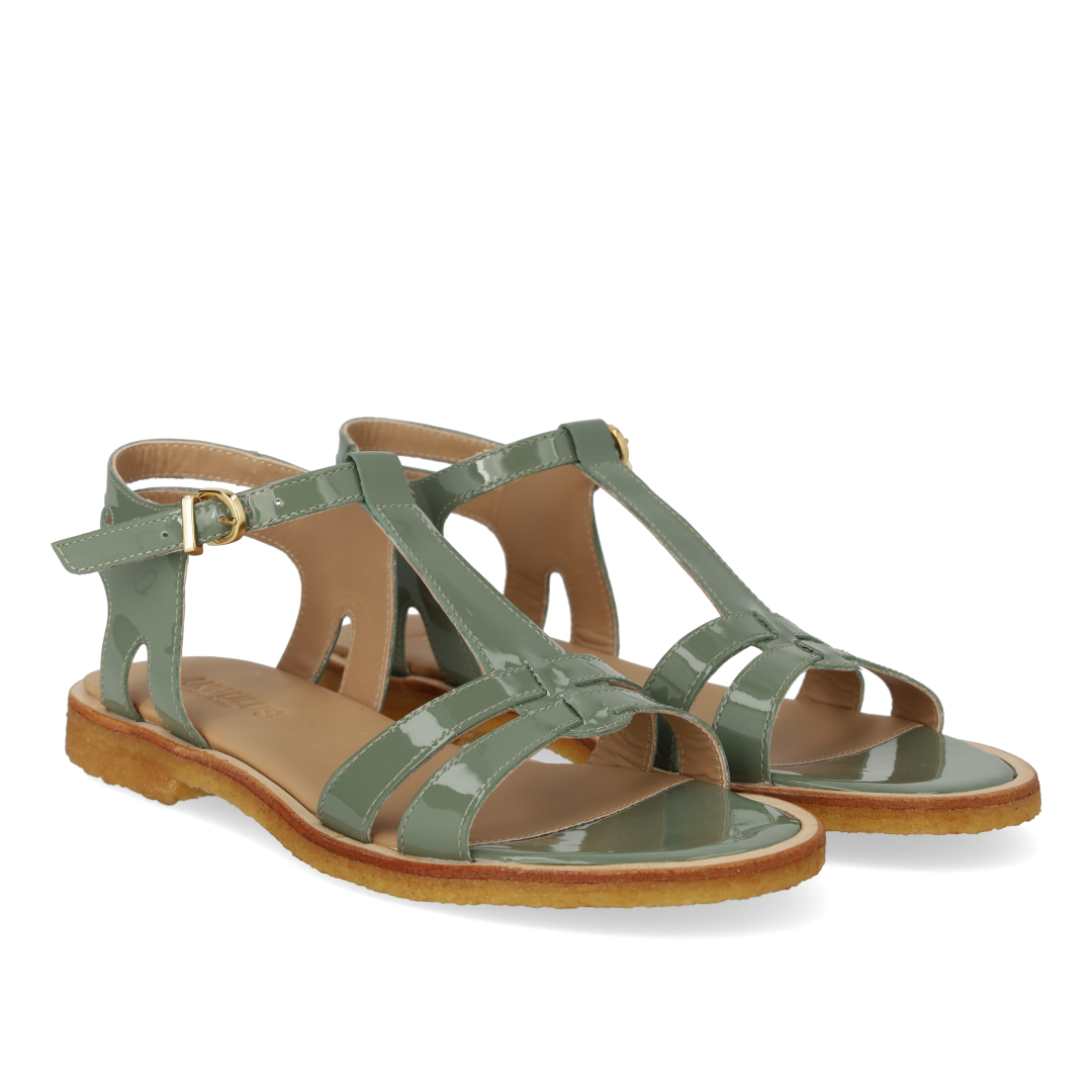 Angulus 5415-111 Feminin Sandal m. Stropper, Sage Green