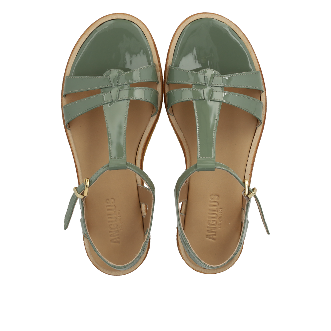 Angulus 5415-111 Feminin Sandal m. Stropper, Sage Green