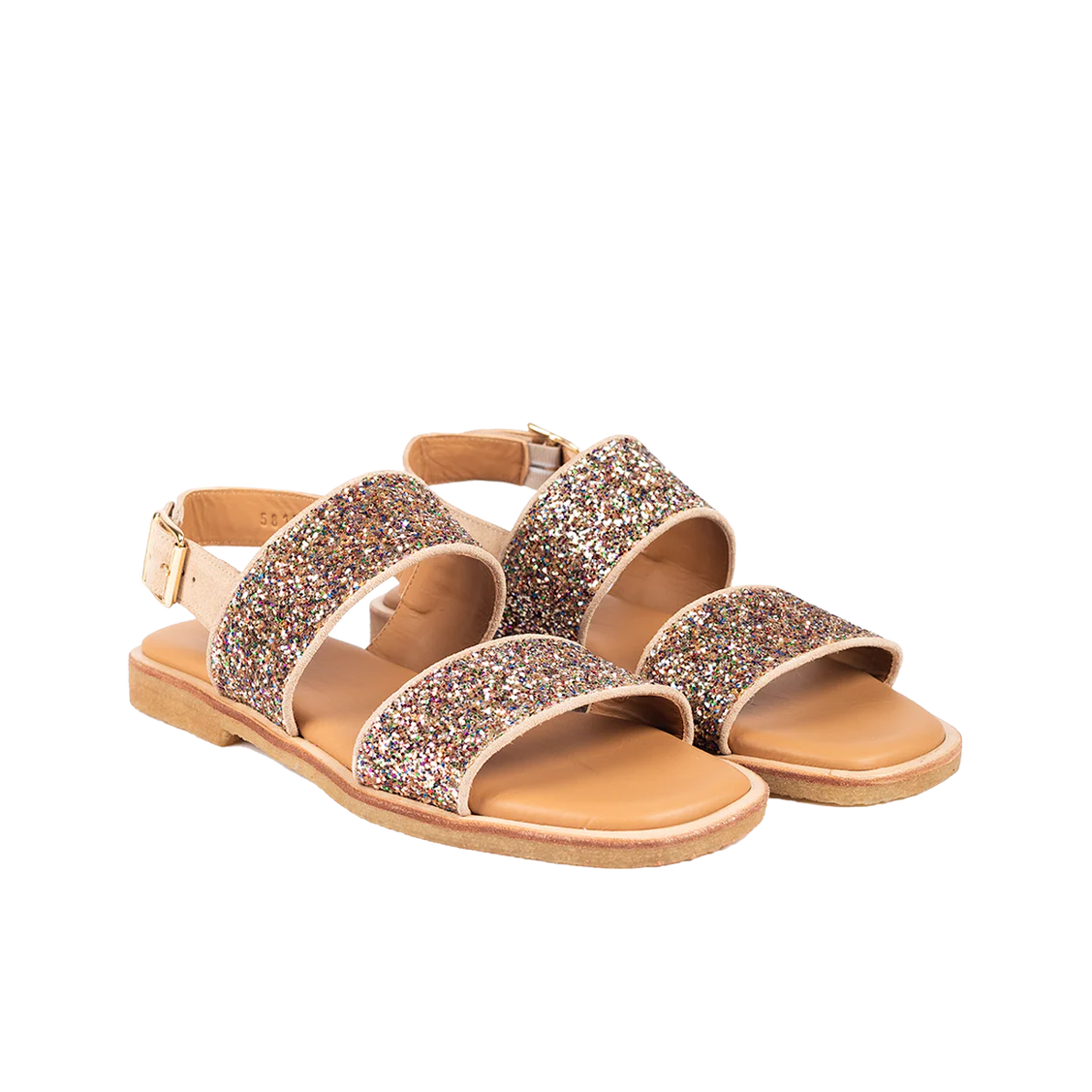 Angulus Glitter sandal, Multiglimmer