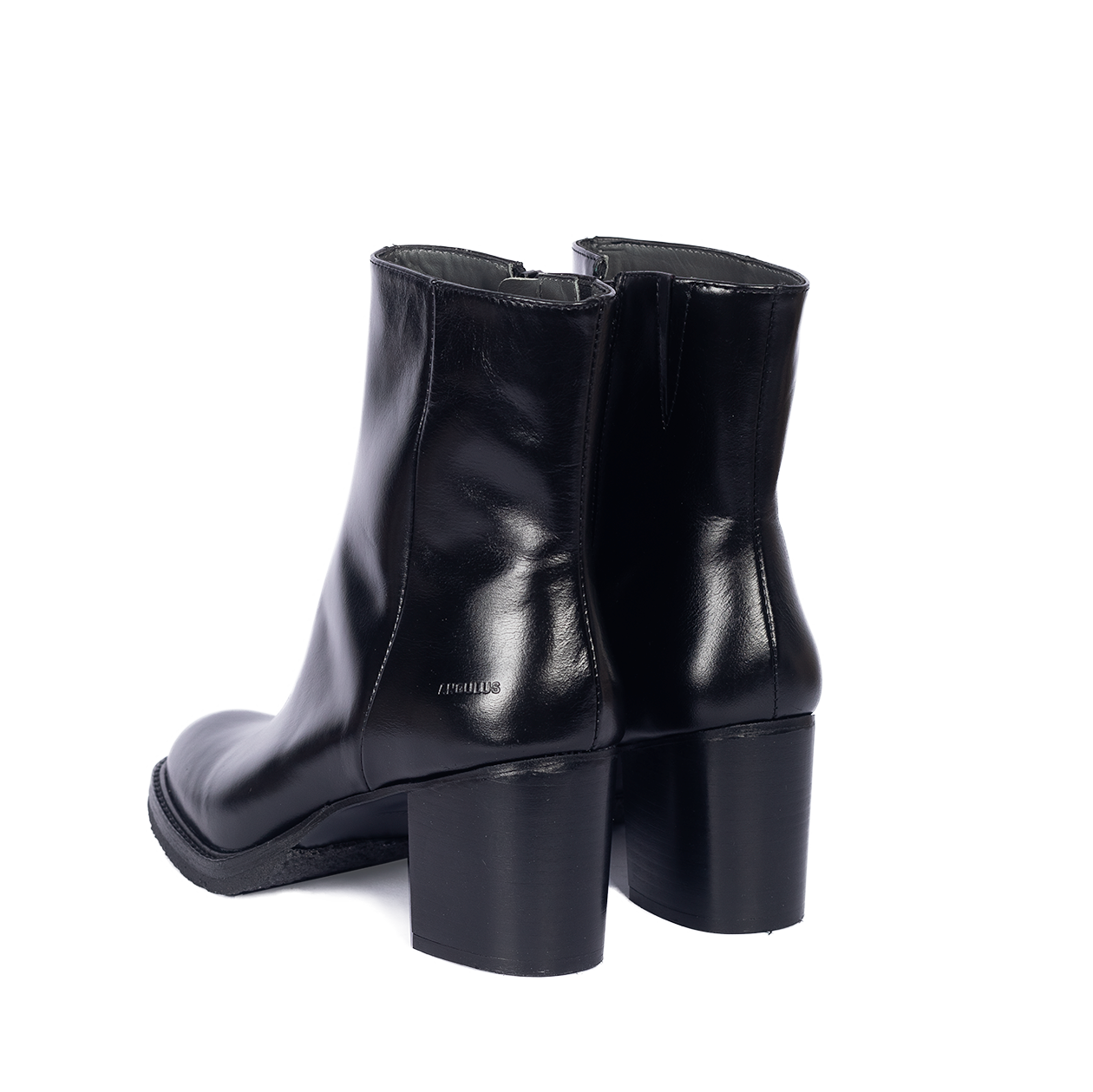 Angulus Læderstøvlet 7696-102-8470, Black