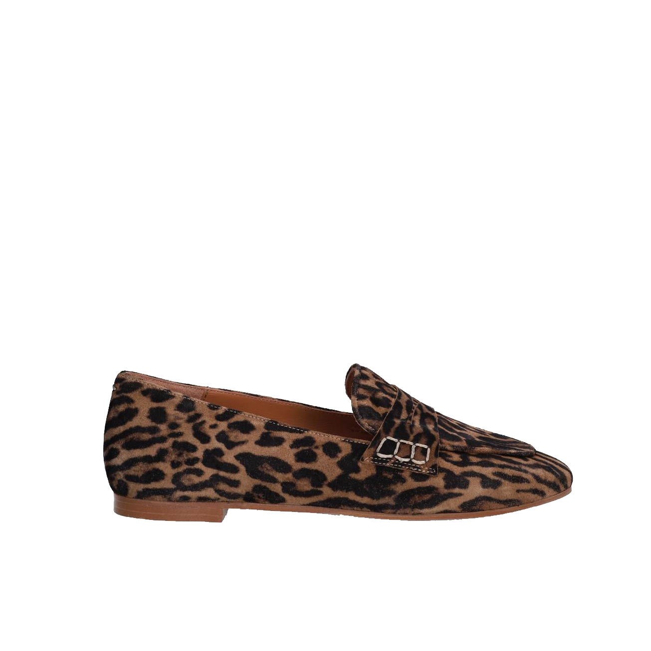 Billi Bi A7978 Loafer, Leopardo cuoio Suede