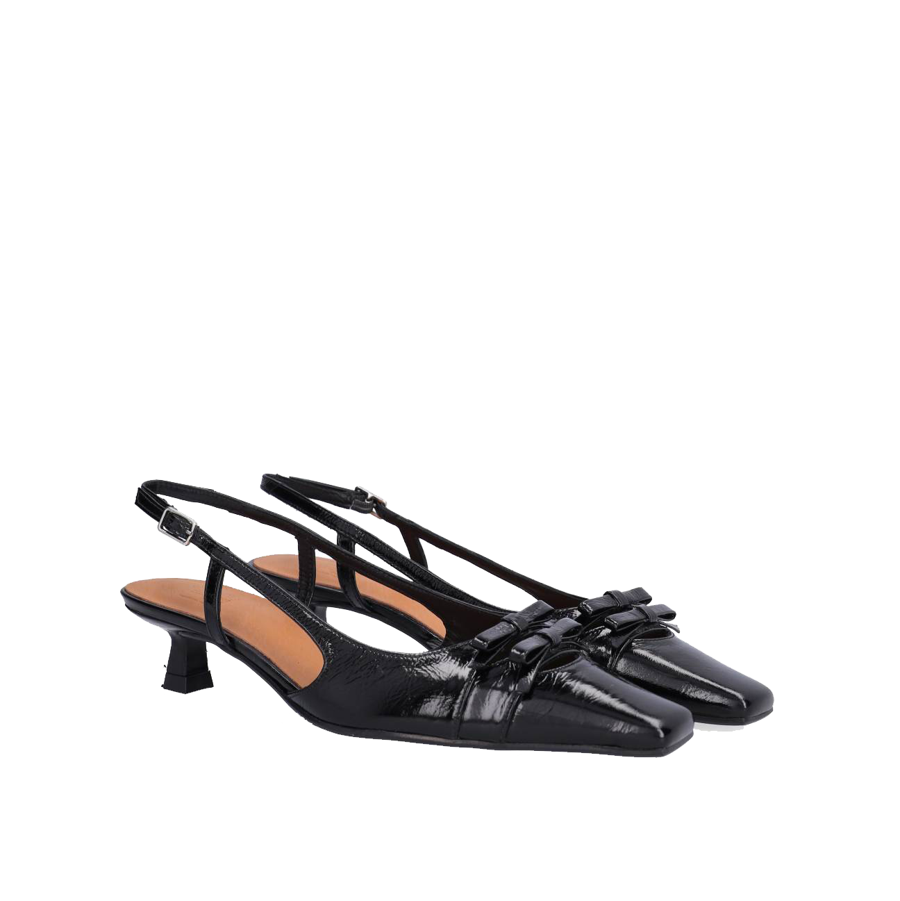 Billi Bi A8033 Håndlavet Slingback-pump, Black