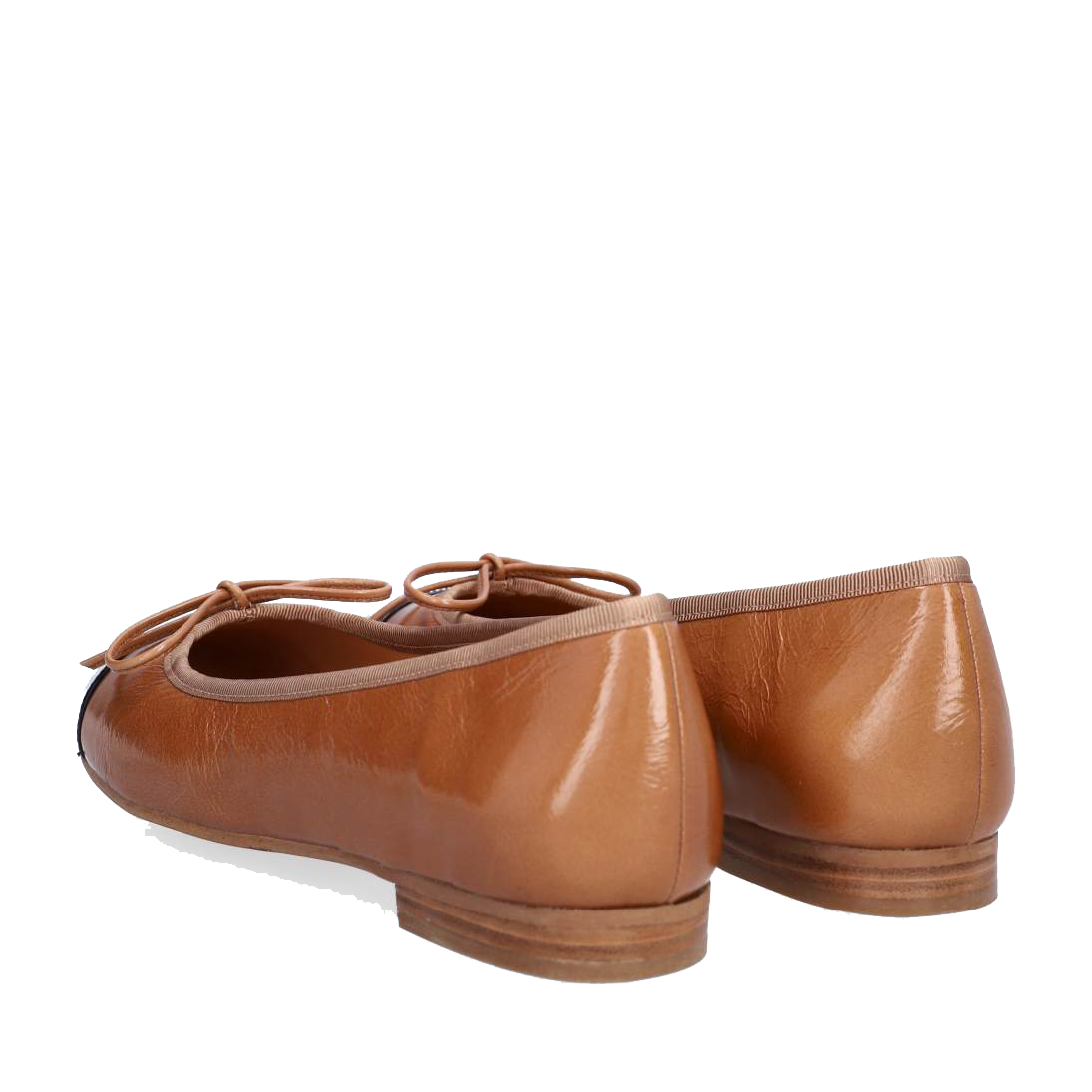 Billi Bi A8041 Håndlavet ballerina, Black patent/Cammeo