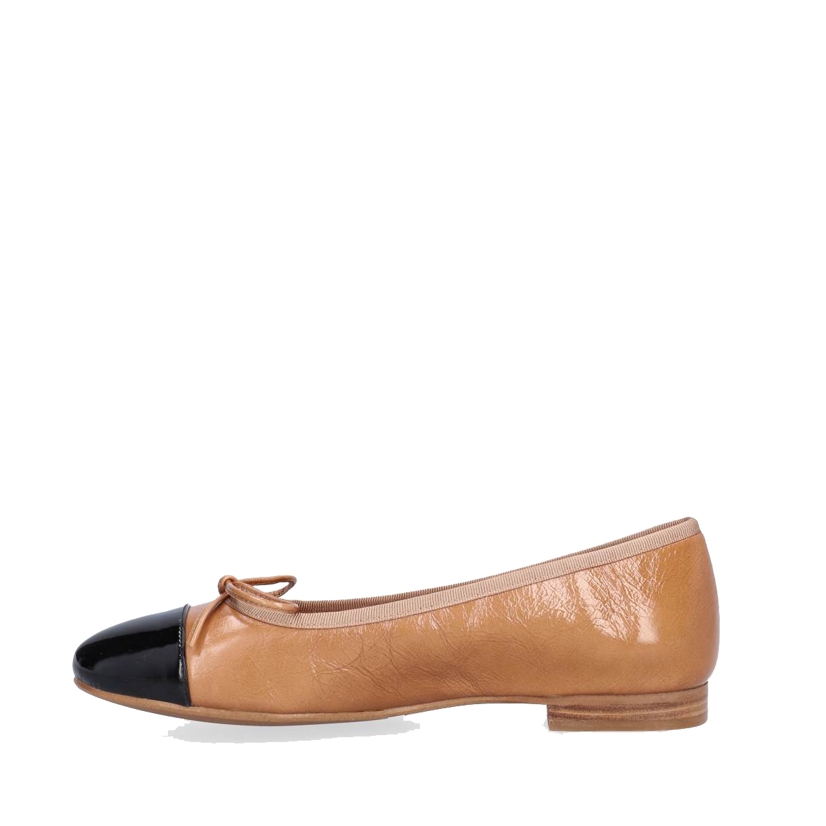 Billi Bi A8041 Håndlavet ballerina, Black patent/Cammeo