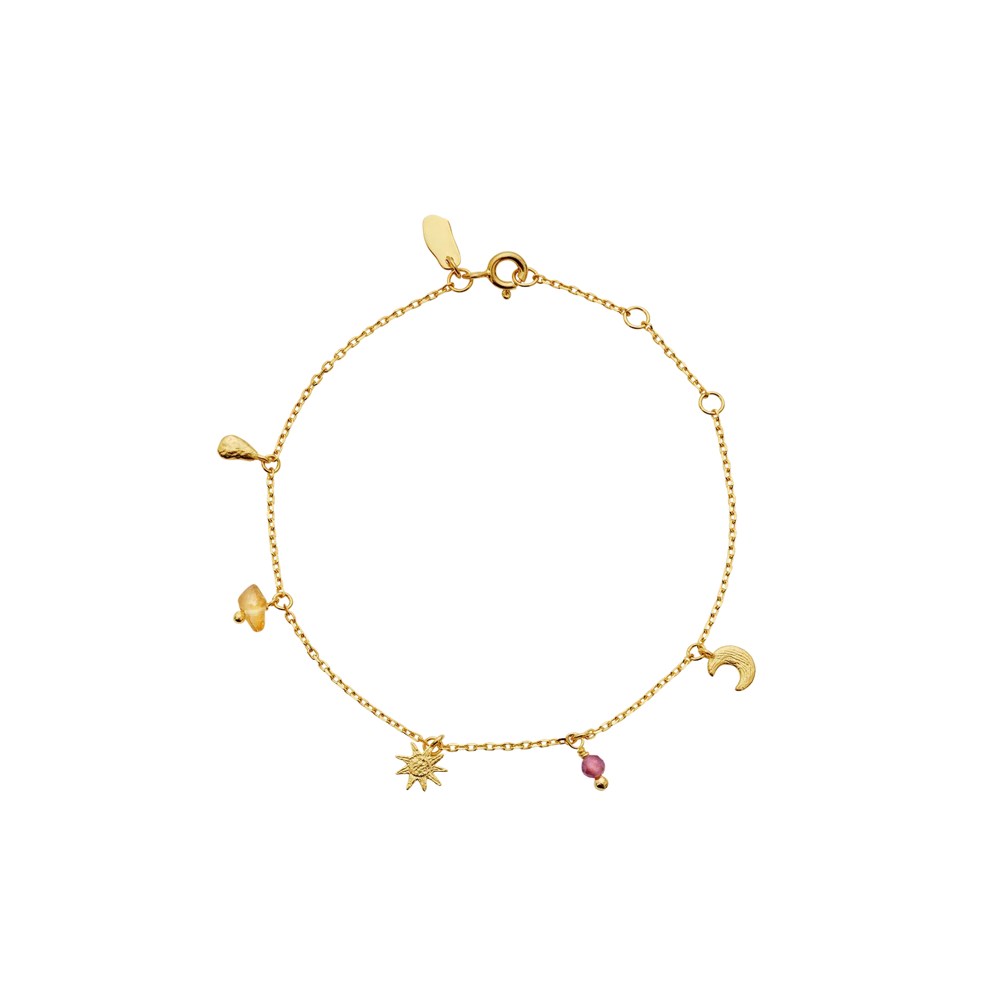 Maanesten addison bracelet 8686A, Forgyldt