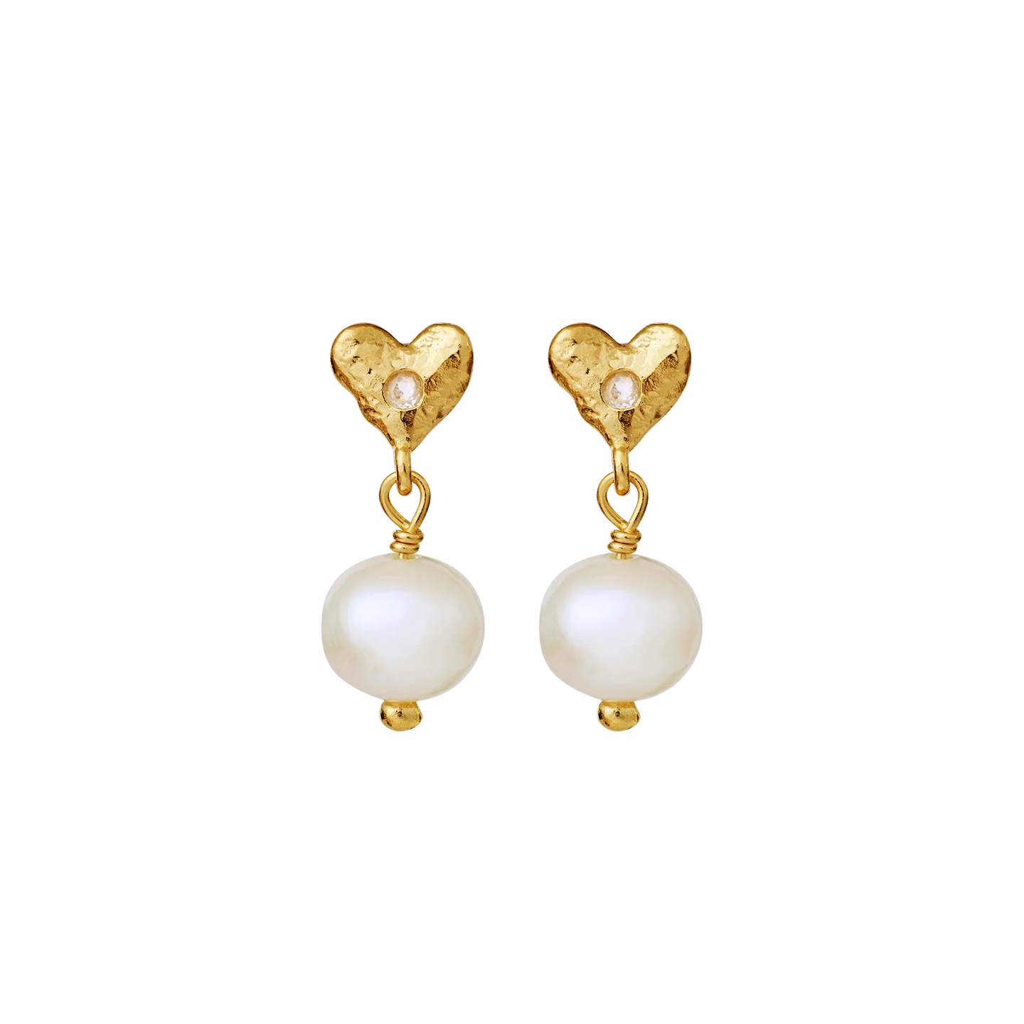 Maanesten 9974A Alia Earrings, Forgyldt