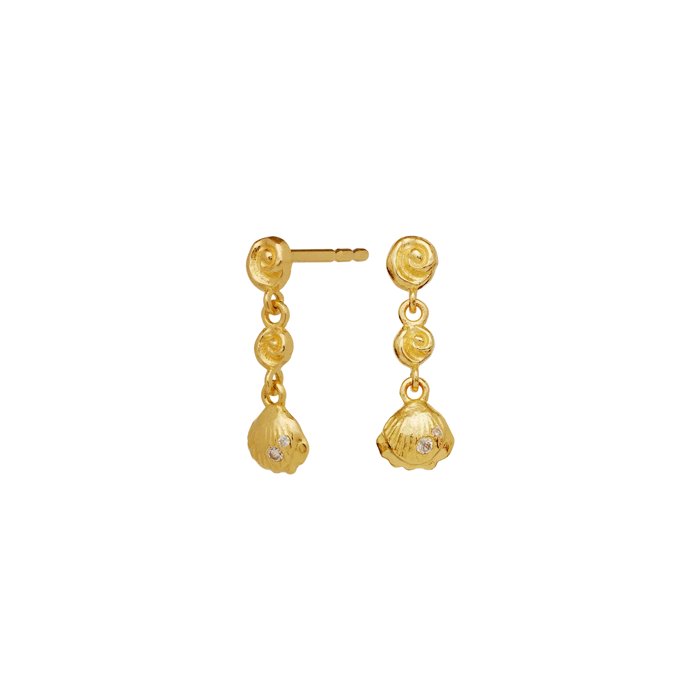 Maanesten 9984A Andrina Earrings, Forgyldt