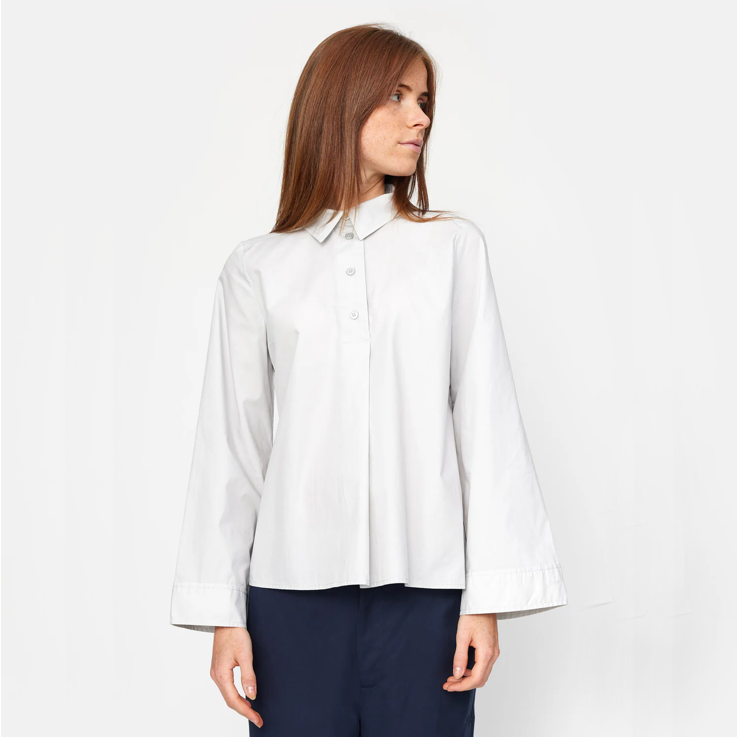 Esme Studios Anine Polo Shirt, White