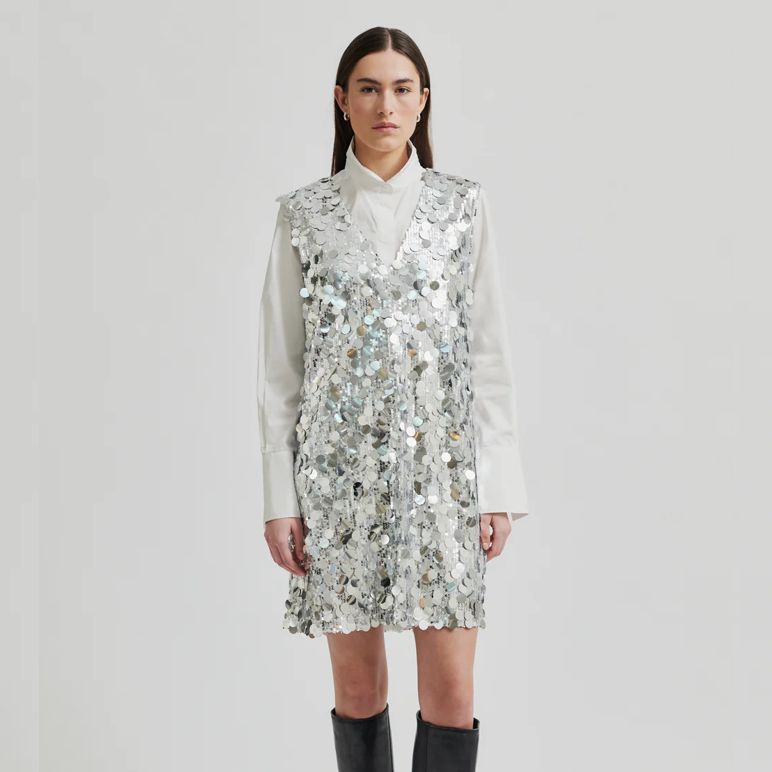 Second Female Audra Dress, Silver
