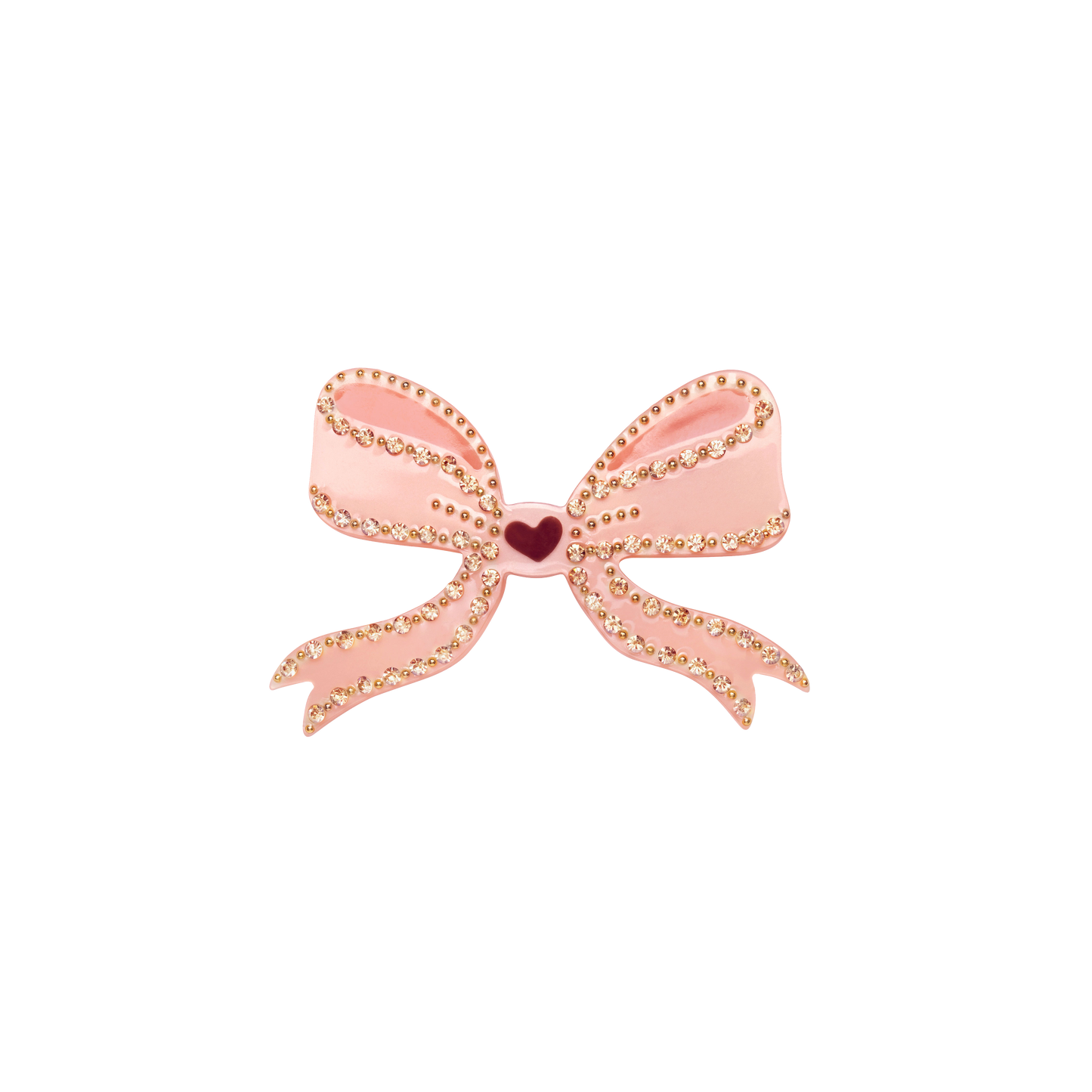 Maanesten Bow Hair Clip, Blush