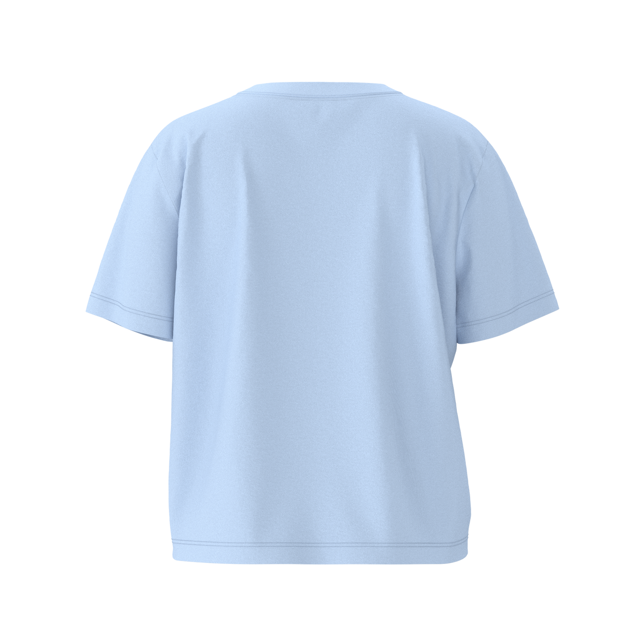 Selected T-shirt Boxy, Cashmere Blue