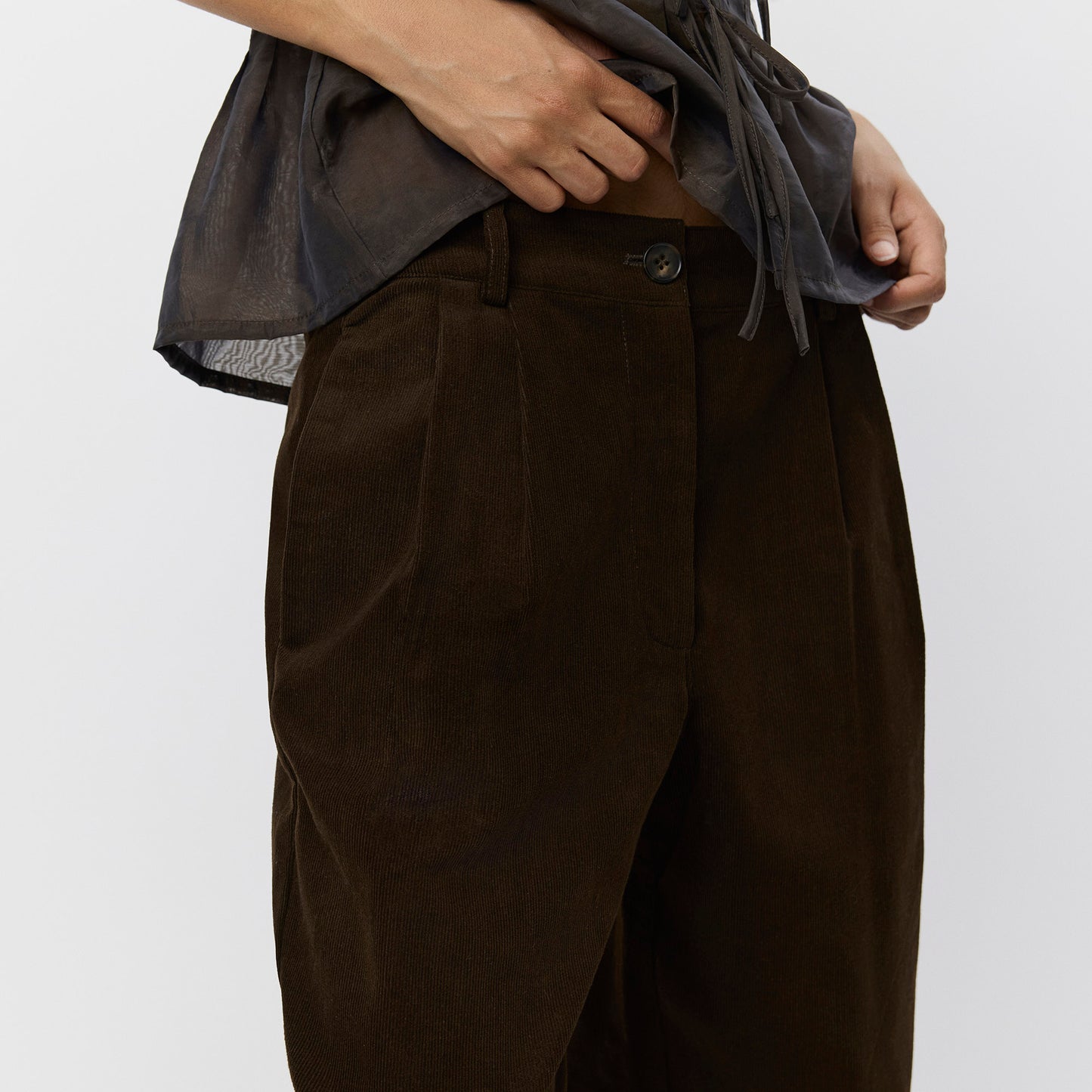 Sofie Schnoor Malina Trousers, Dark Brown