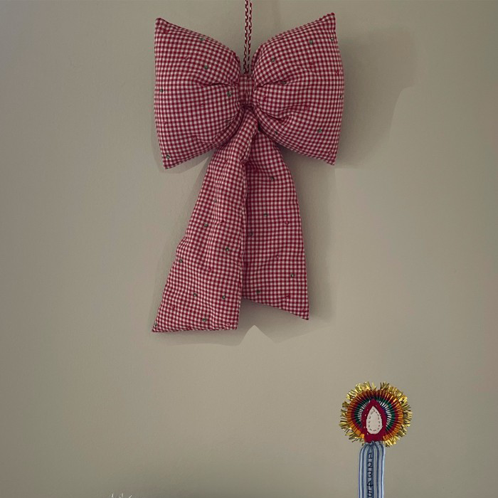 Sissel Edelbo Bow Decoration Gingham Checks