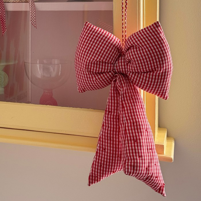Sissel Edelbo Bow Decoration Gingham Checks