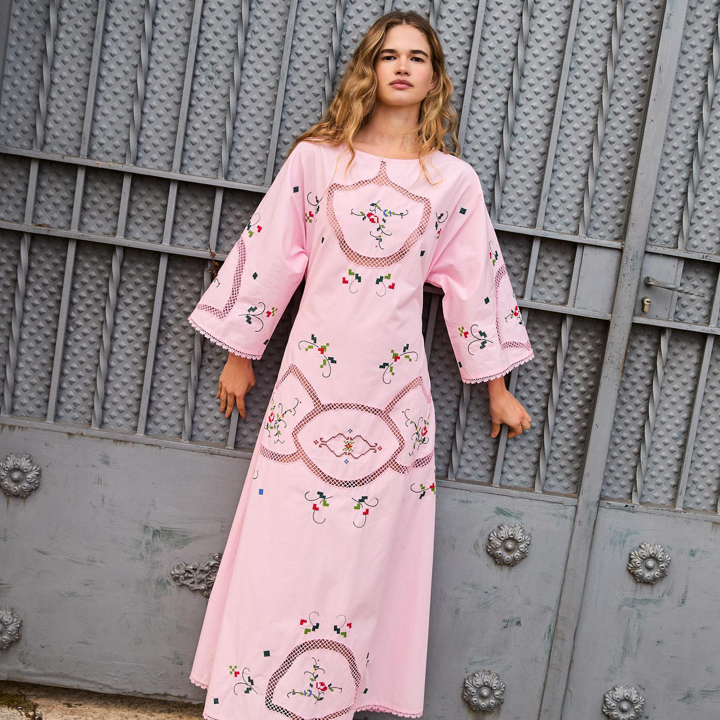 Sissel Edelbo Clematis Dress, Dull Rose