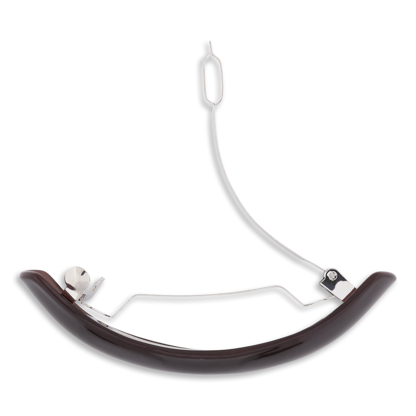 SUI AVA Curved Bone Clip, Brown