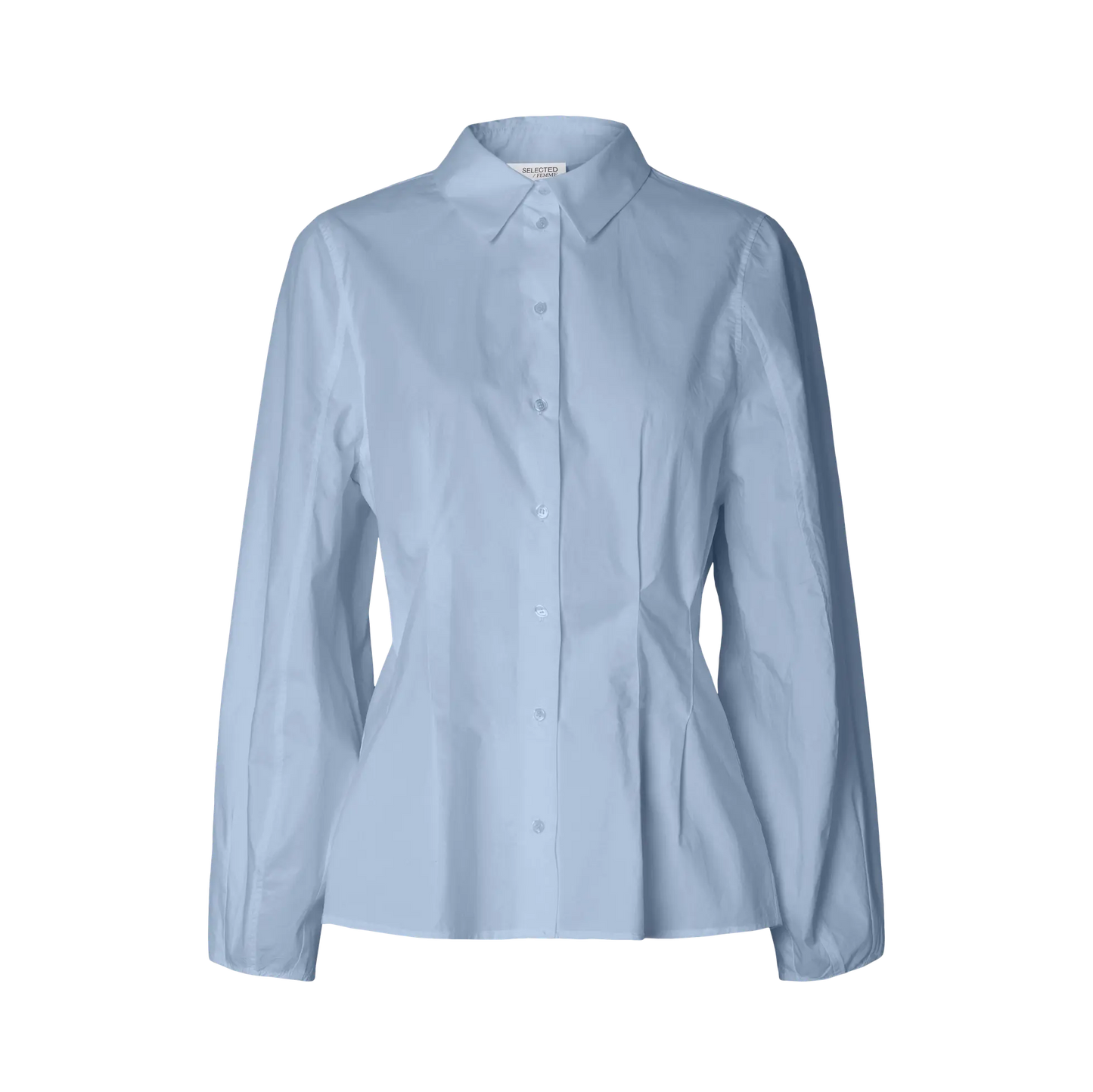 Selected Delia Fitted Shirt, Cashmere Blue
