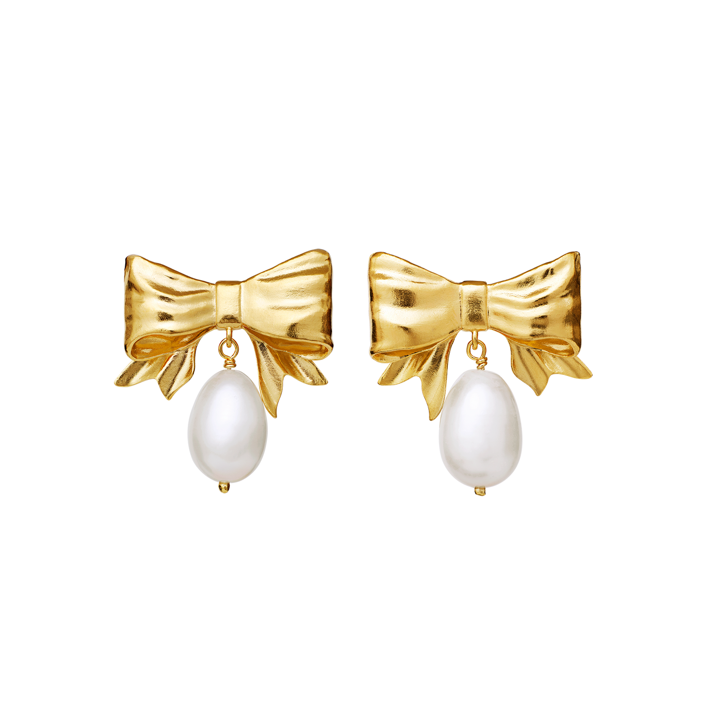 Maanesten 9957A Diana earrings, Forgyldt