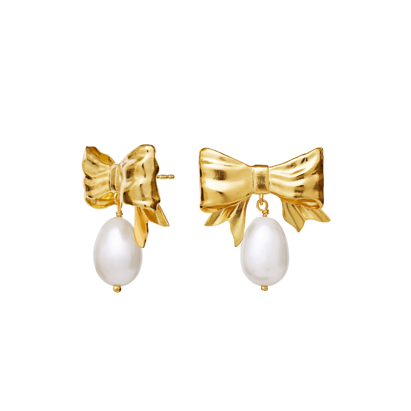 Maanesten 9957A Diana earrings, Forgyldt