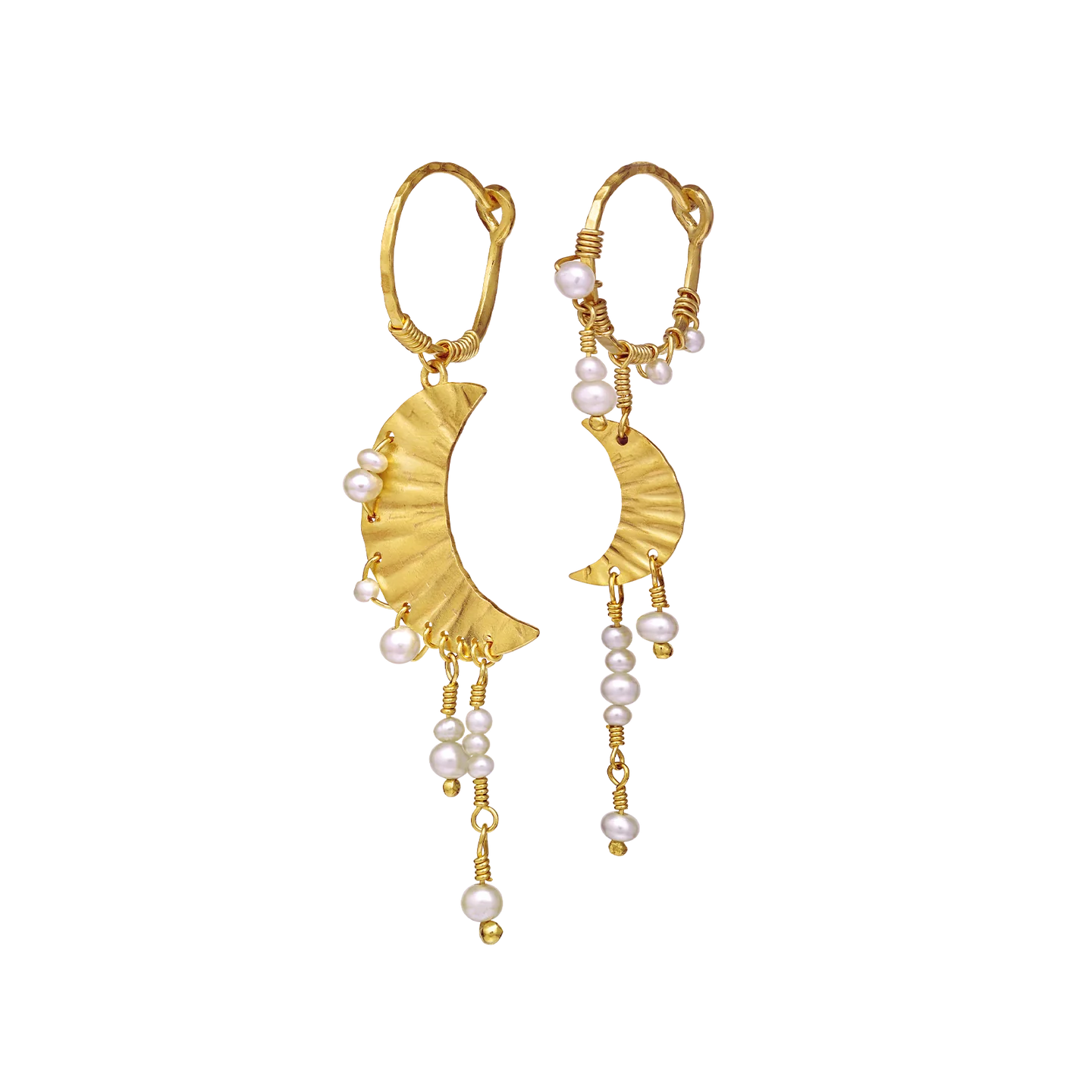 Maanesten 9843a Esta Earrings, Forgyldt