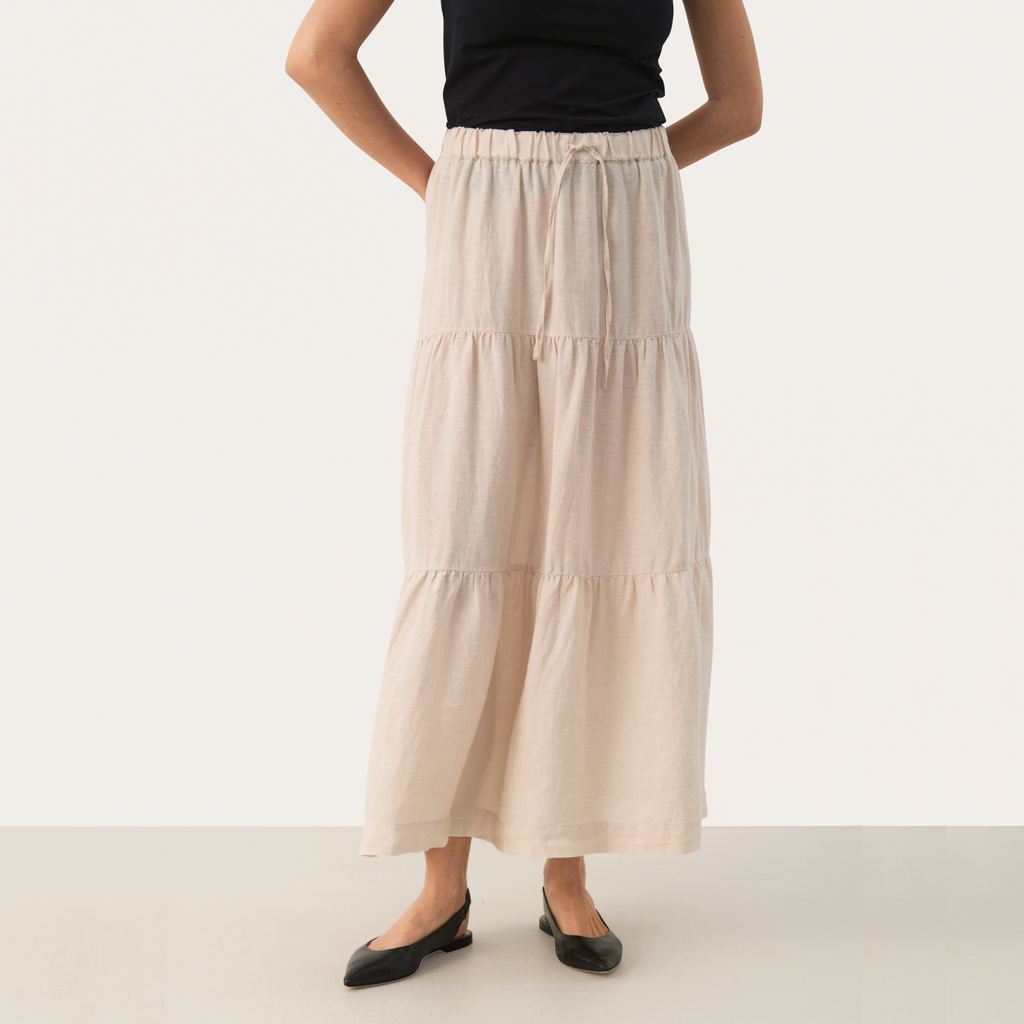 Part Two Getia Skirt, French Oak