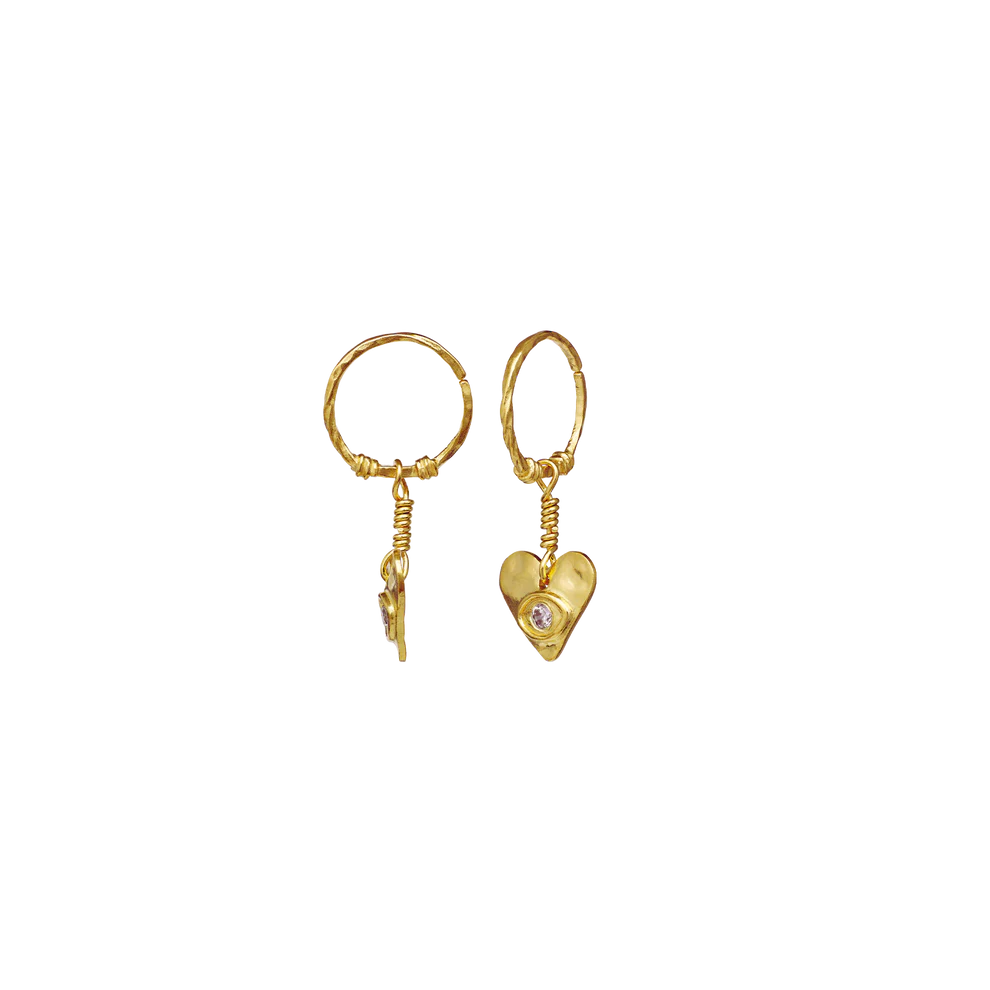 Maanesten 9848A Hestia Earrings, Gold