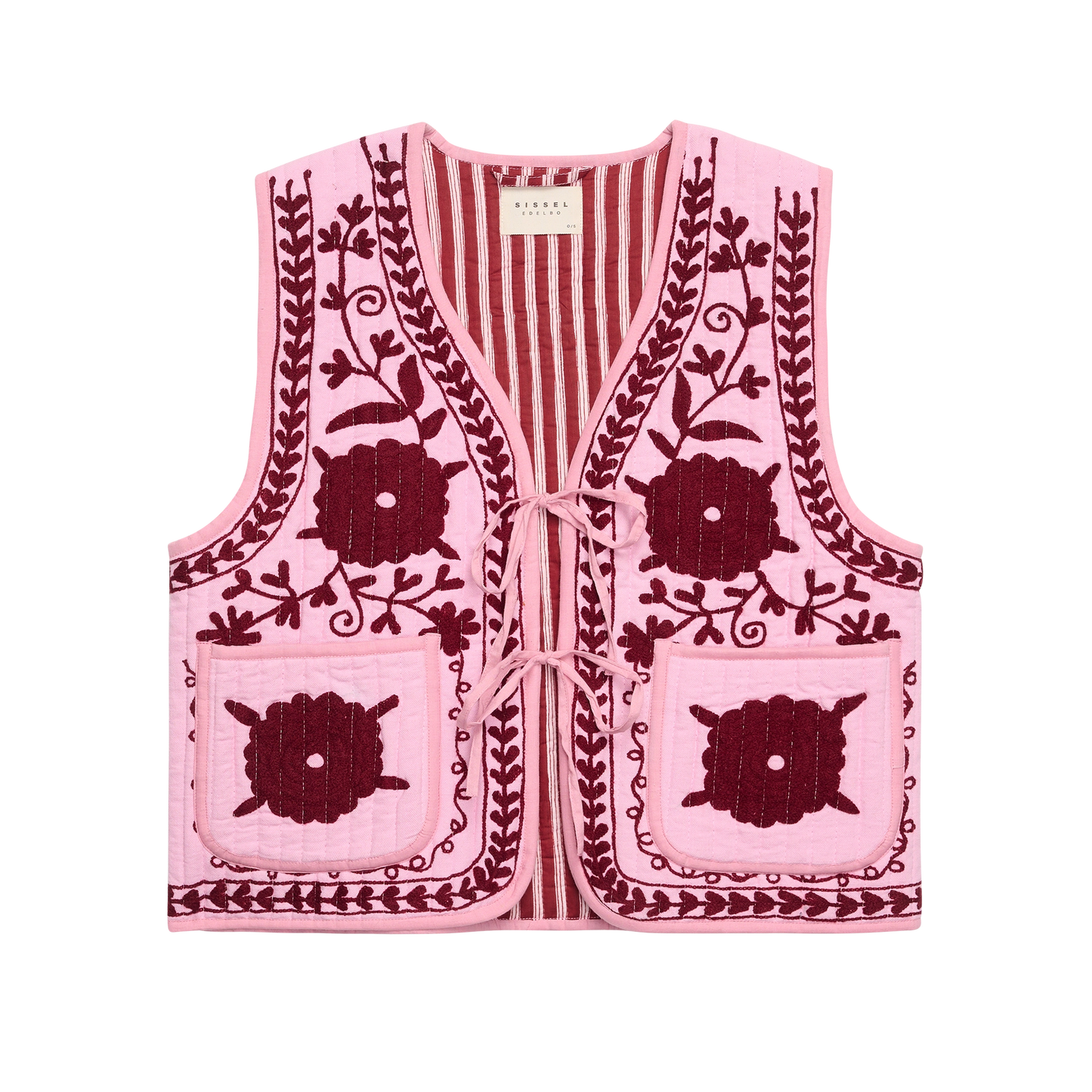 Sissel Edelbo Honey Vest, Burgundy