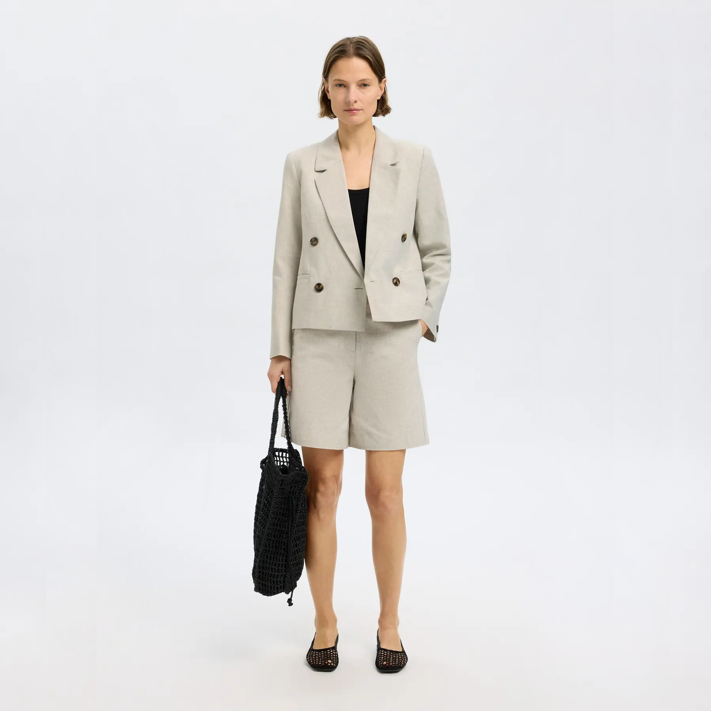 Selected Venja Sun Short Blazer, Nomad
