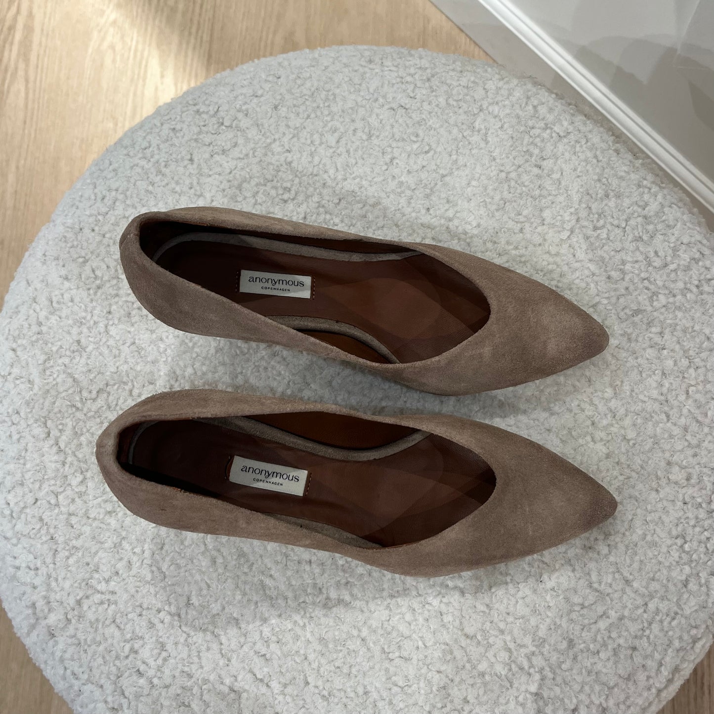 Anonymous Trini 55 Calf Suede, Mushroom