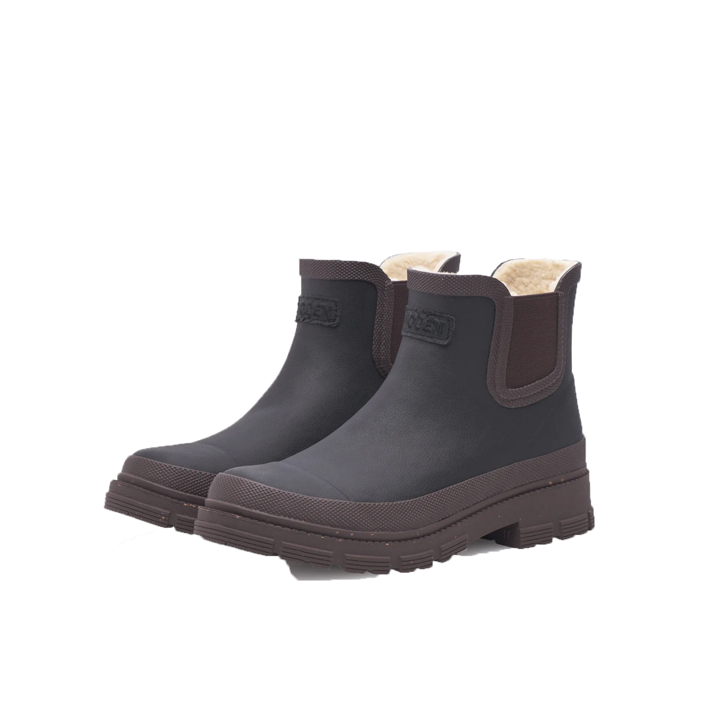 Woden Liv Warm Waterproof, Black/Chocolate