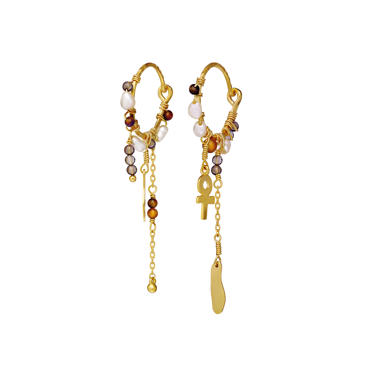Maanesten 9849 Lyra Earrings, Gold
