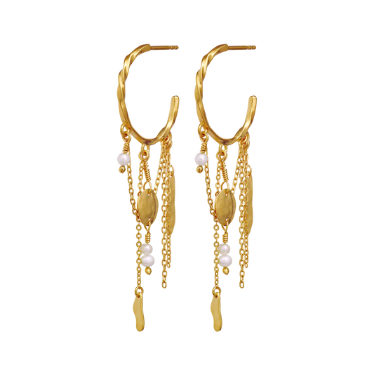 Maanesten 9835 Notus Earrings, Gold