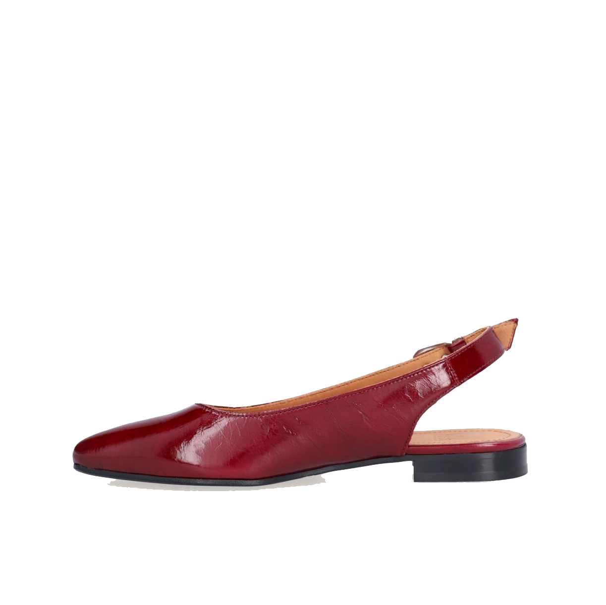 Billi Bi A16302 Slingback ballerina med spids tå, Rubino