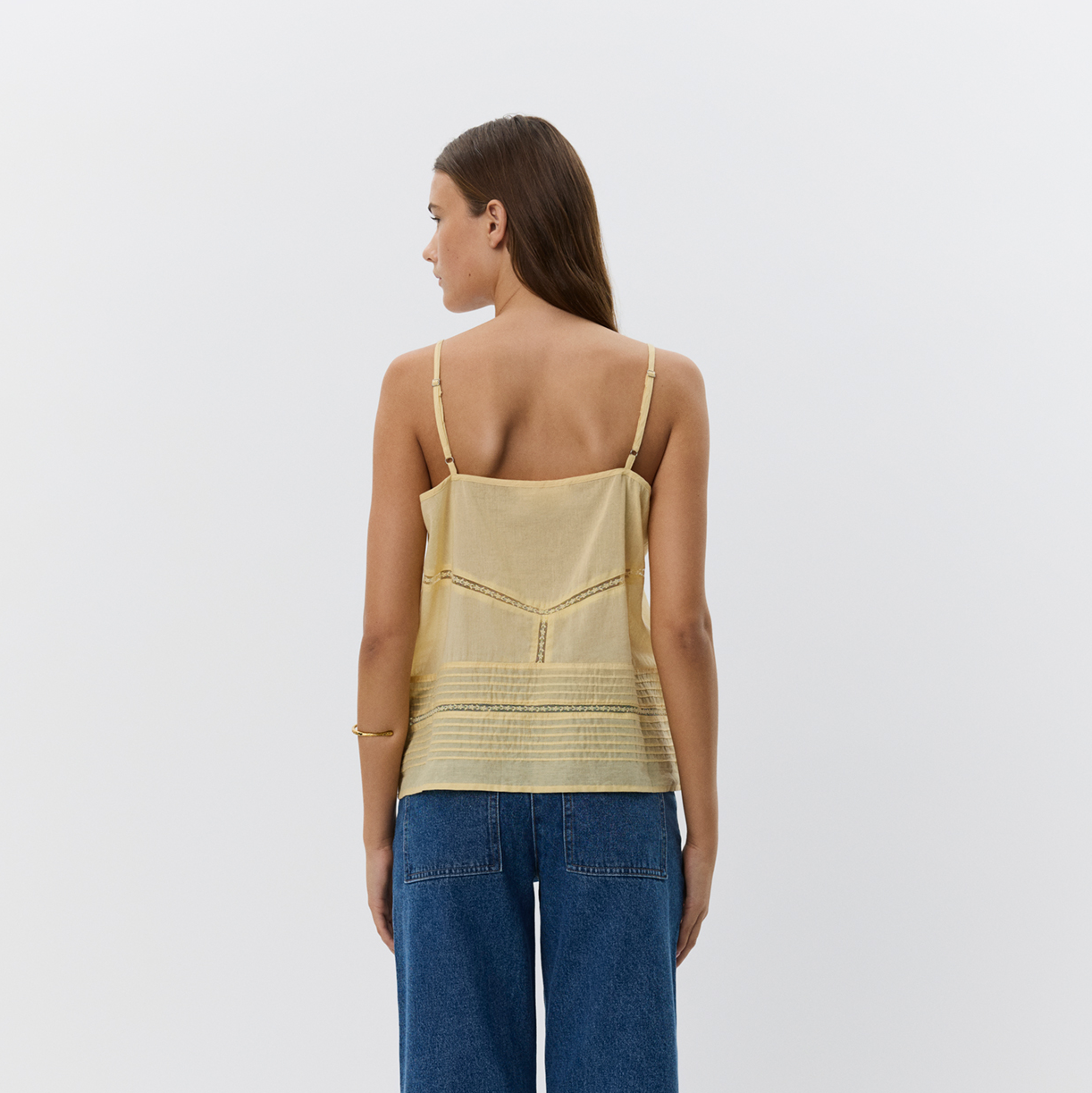 Sofie Schnoor s252111 Adeliesw Top, Yellow