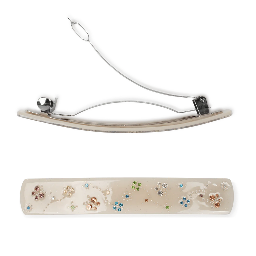 SUI AVA Spring Garden Clip, White