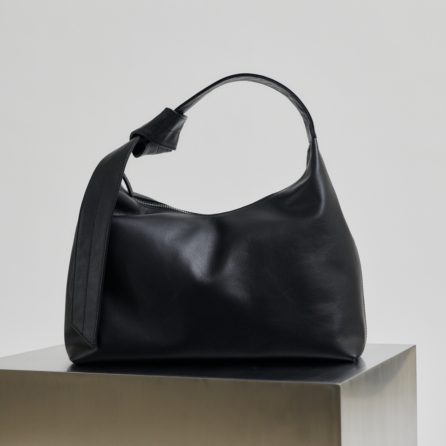 Second Female Soba Leather Bag, Black