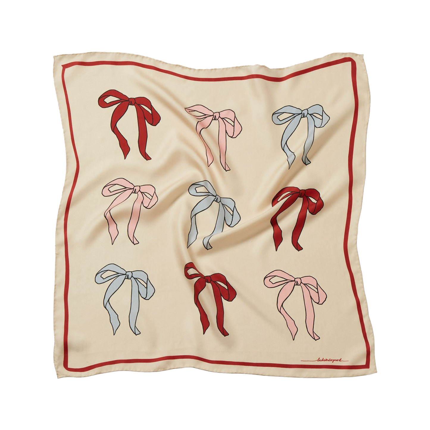 Beck Söndergaard Bow Twill Sia Scarf, Multi