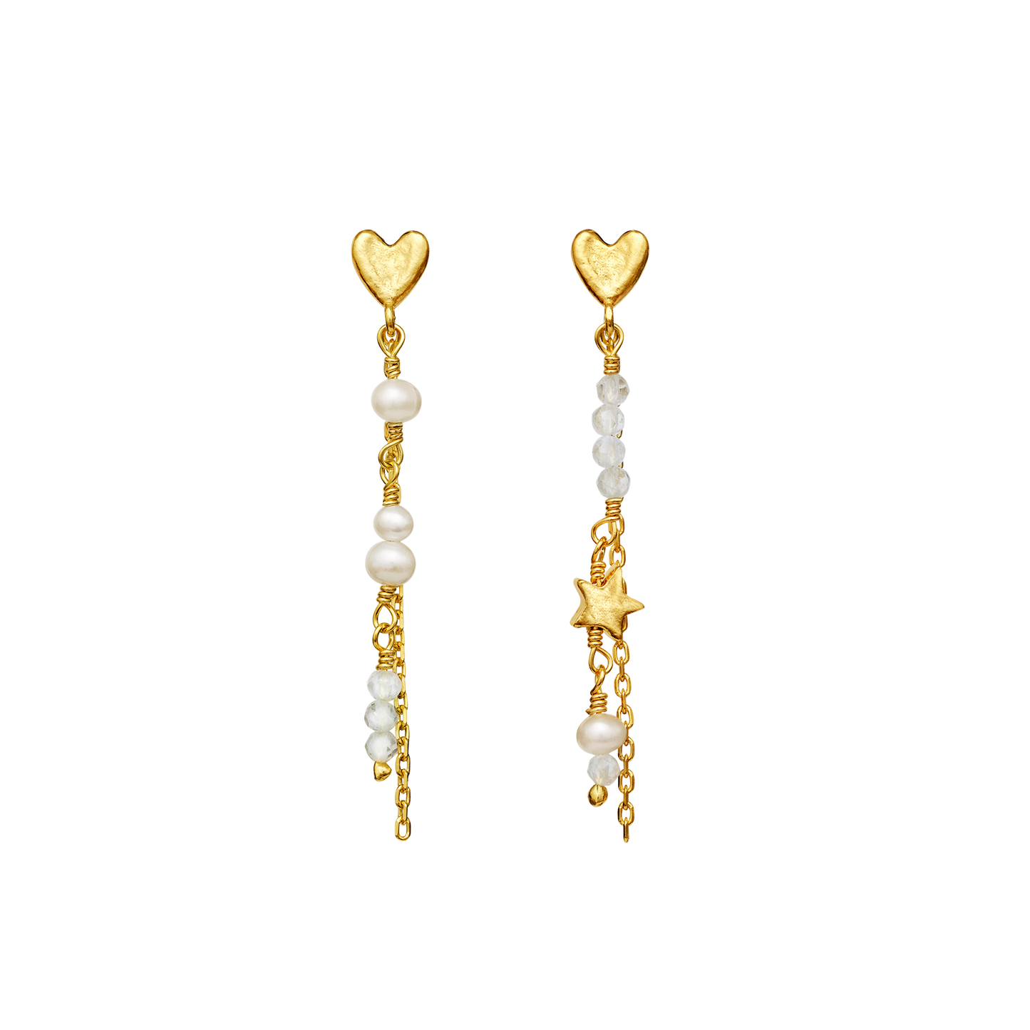 Maanesten 9947A Silma earrings, Forgyldt