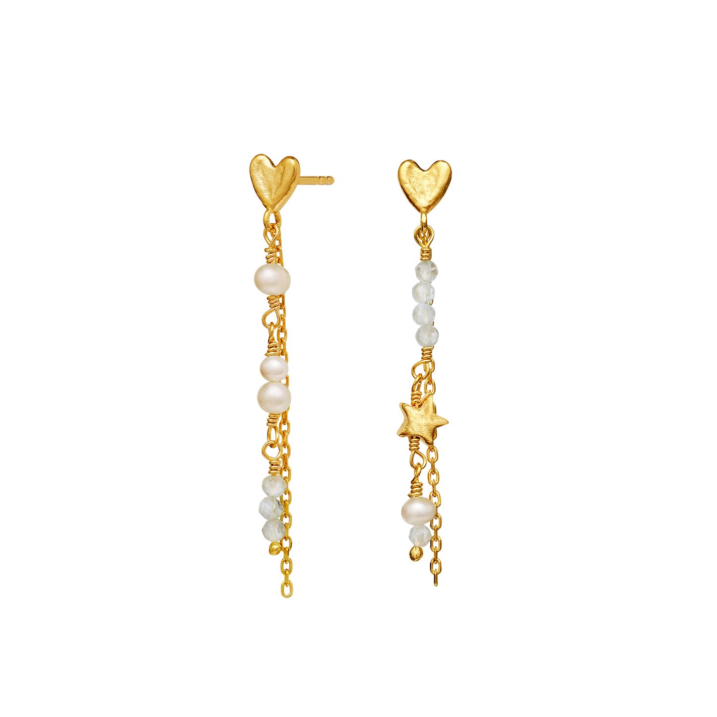 Maanesten 9947A Silma earrings, Forgyldt