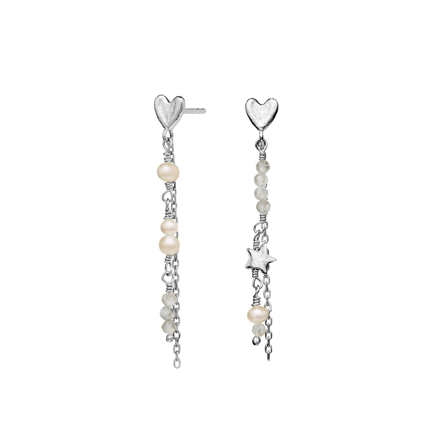 Maanesten 9947C Silma earrings, Silver