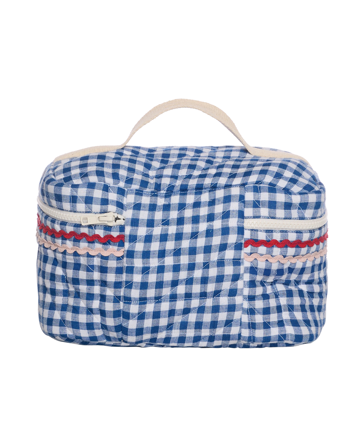 Sissel Edelbo Bucket Bag, Blue Checks