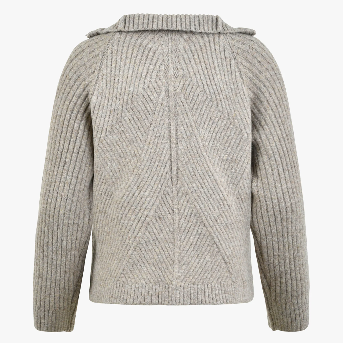 Sofie Schnoor Sweater med lynlås, Warm Grey