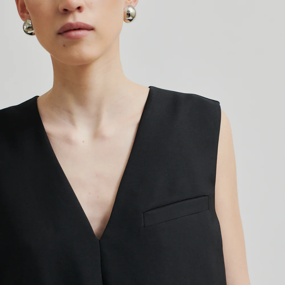Second Female Elegance Spencer Dress, Black